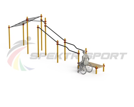 Купить Спортивный комплекс для инвалидов-колясочников WRK-D22_76mm в Истре 