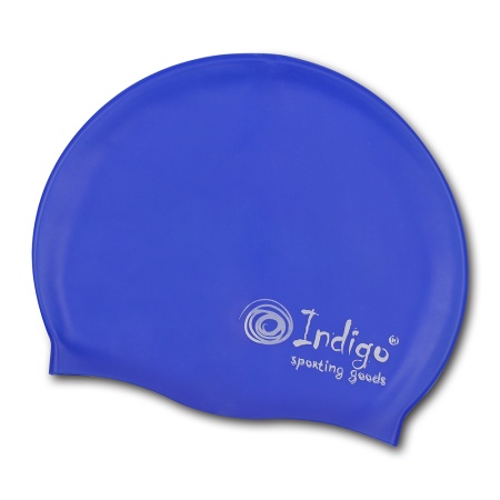 Купить Шапочка для плавания силиконовая Indigo однотонная  в Истре 