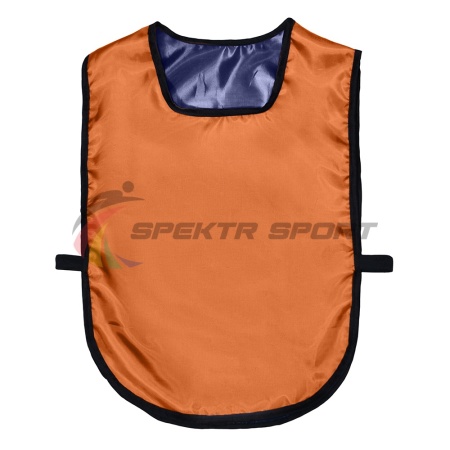 Купить Манишка футбольная двусторонняя универсальная Spektr Sport оранжево-синяя в Истре 